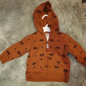 BNWT 6month Racoon zip up hoodie